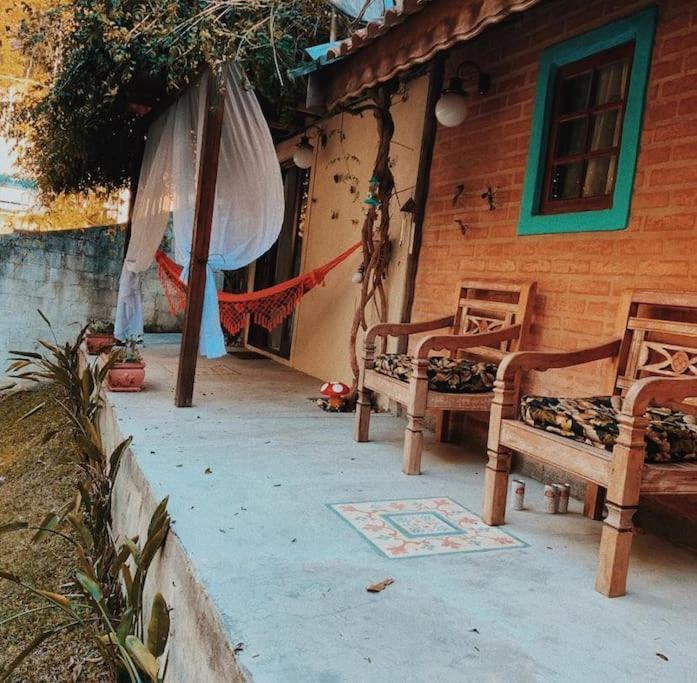 Casa Aconchegante Na Serra. Santo Antonio do Pinhal Ngoại thất bức ảnh
